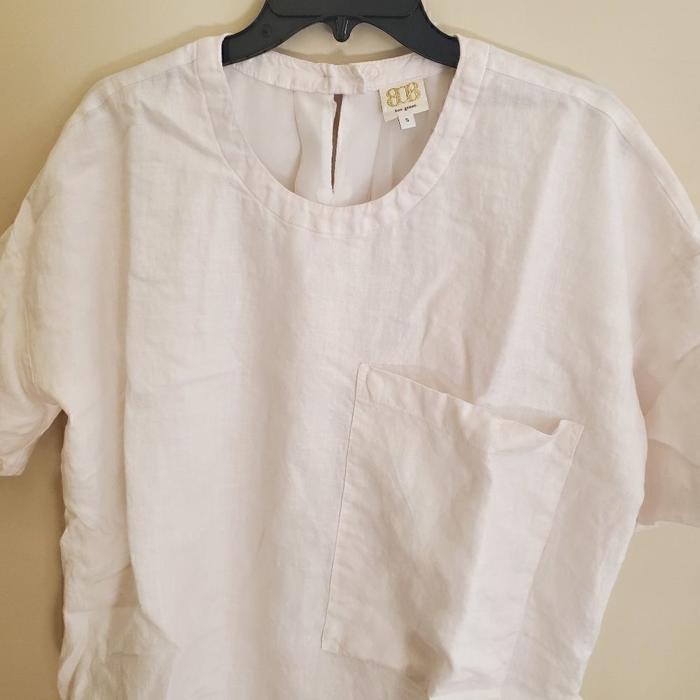 Boo Gemes White Linen Tunic S - Picture 11 of 11